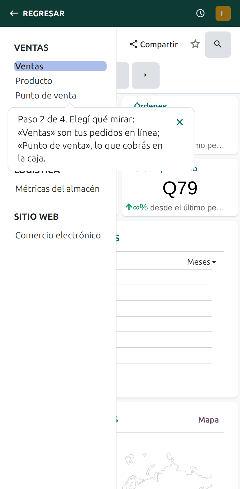 La lista de tableros