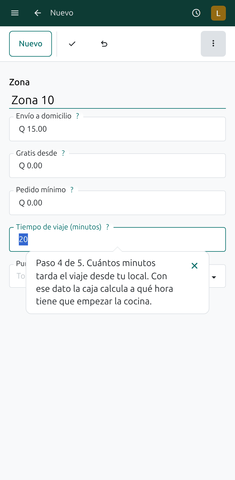 El tiempo de viaje